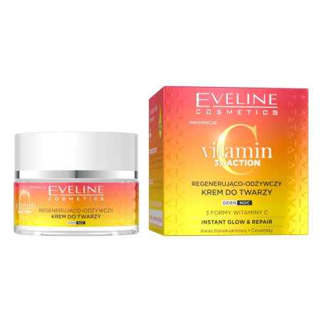 EVELINE VITAMIN C 3XACTION РЕГЕНЕРИРАЩ И ПОДХРАНВАЩ КРЕМ ЗА ЛИЦЕ 50ML