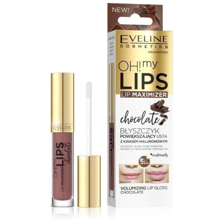 EVELINE ГЛАНЦ ЗА УГОЛЕМЯВАНЕ НА УСТНИ CHOCOLATE OH! MY LIPS LIP MAXIMIZER 4,5ML