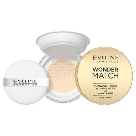 EVELINE ПУДРА ПРАХООБРАЗНА WONDER MATCH TRANSLUCENT 6 ГР