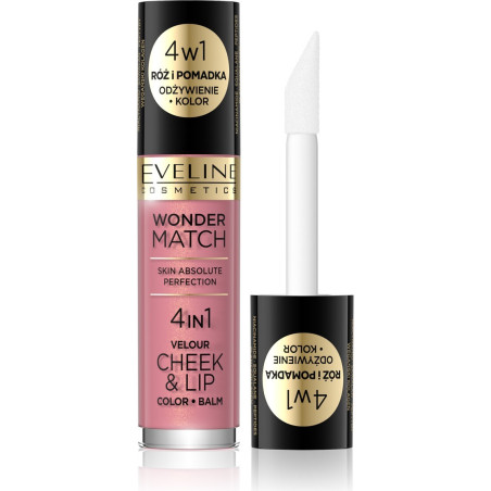 EVELINE РУЖ И ЧЕРВИЛО WONDER MATCH 4В1 03 4,5ML