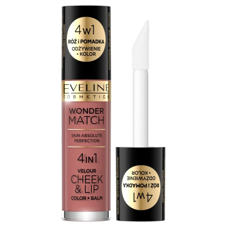 EVELINE РУЖ И ЧЕРВИЛО WONDER MATCH 4В1 05 4,5ML