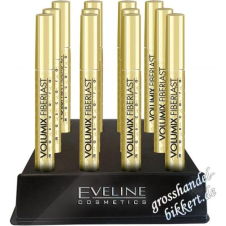 EVELINE СПИРАЛА VOLUMIX FIBERLAST GOLD LIFT UP ДИСПЛЕЙ 11ПР.+ТЕСТЕР