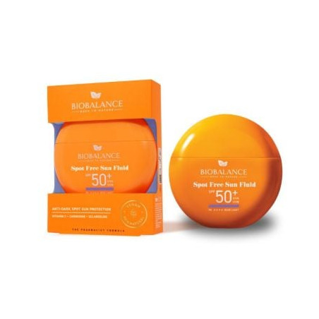 BIOBALANCE СЛЪНЦЕЗАЩ. ФЛУИД SPOT FREE SPF 50 +, ЗА ВСИЧКИ ТИПОВЕ КОЖА, 40 ГР/9.283/