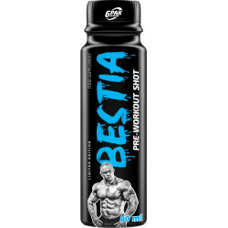 6PAK Nutrition Bestia Shot 80 мл, 1 Доза Тропически Плодове