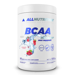 AllNutrition BCAA Max Support | Instant 500 грама, 50 Дози Малина