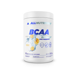 AllNutrition BCAA Max Support | Instant 500 грама, 50 Дози Портокал