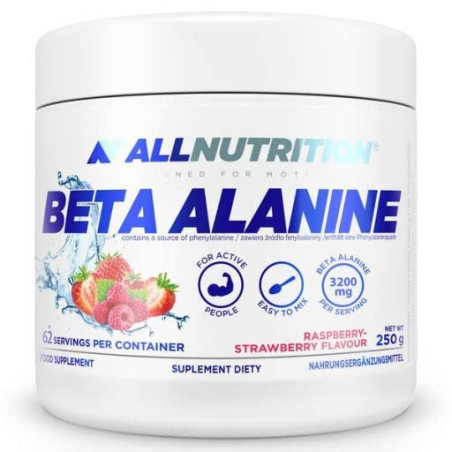 AllNutrition Beta-Alanine Endurance MAX 250 грама, 62 Дози Малина и ягода