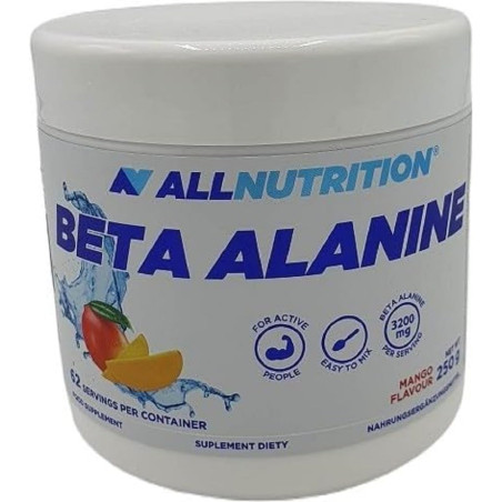 AllNutrition Beta-Alanine Endurance MAX 250 грама, 62 Дози Манго