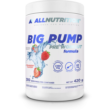 AllNutrition Big Pump Pre-Workout Formula 420 грама, 30 Дози Ягода