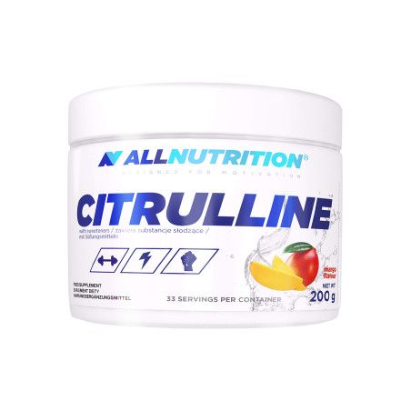 AllNutrition Citrulline Malate Powder 200 грама, 33 Дози Манго
