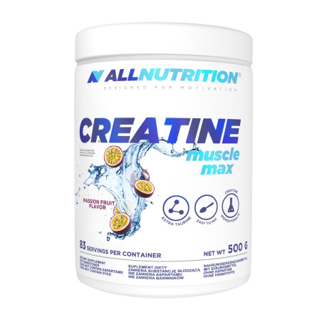 AllNutrition Creatine Muscle Max 500 грама, 83 Дози Маракуя