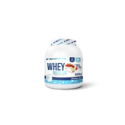 AllNutrition Whey Delicious 2270 грама, 75 Дози Ягодов Чийзкейк
