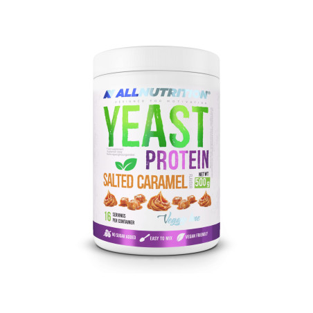 AllNutrition Yeast Protein - Vegan Protein 500 грама, 16 Дози Солен карамел