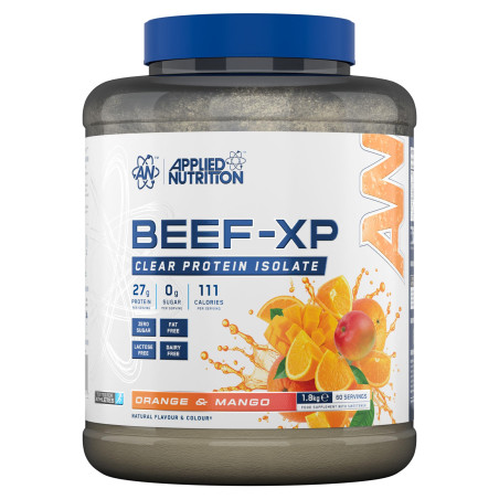Applied Nutrition Beef-XP | Clear Hydrolyzed Beef Protein 1800 грама, 60 Дози Портокал и манго
