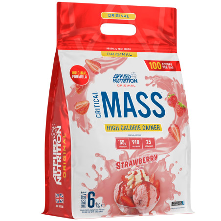 Applied Nutrition Critical Mass Original 6000 грама, 40 Дози Ягода