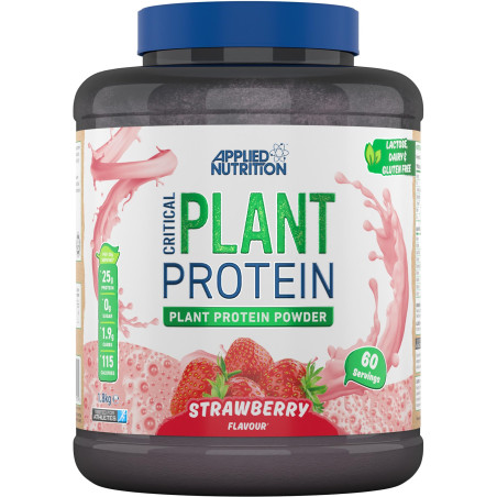 Applied Nutrition Critical Plant Protein 1800 грама, 60 Дози Ягода