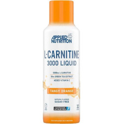 Applied Nutrition L-Carnitine Liquid 3000 With Green Tea 480 мл, 32 Дози Портокал