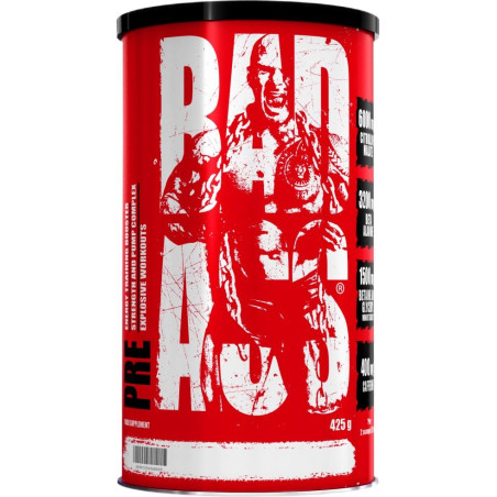 BAD ASS BAD ASS PRE | Extreme Pre-Workout Formula 425 грама, 50 Дози Манго с лимон