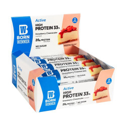 Born Winner Active 33% High Protein Bar 12 x 60 грама Ягодов Чийзкейк