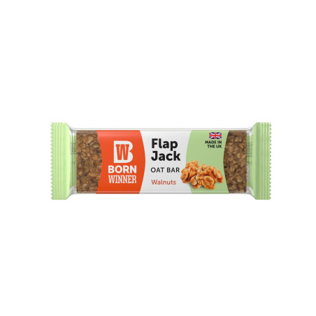 Born Winner Flap Jack Oat Bar 12 x 90 грама, 12 Дози Орех