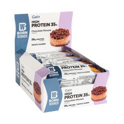 Born Winner Gain 35% High Protein Bar 12 x 75 грама Шоколадов мус
