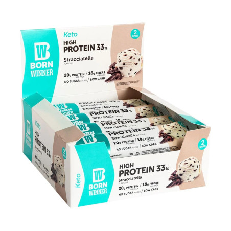 Born Winner Keto 33% High Protein Bar 12 x 60 грама Страчатела