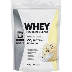 Born Winner Whey Protein Blend 810 грама, 27 Дози Ванилов сладолед