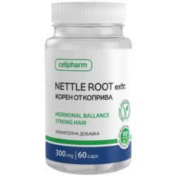CeliPharm Nettle Root 300 mg 60 капсули, 60 Дози