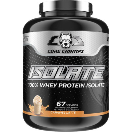 Core Champs by Kai Greene 100% Whey Isolate 2000 грама, 67 Дози Лате-карамел