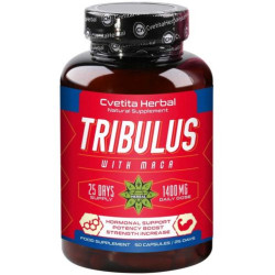 Cvetita Herbal Tribulus With Maca 1400 mg 50 капсули, 25 Дози