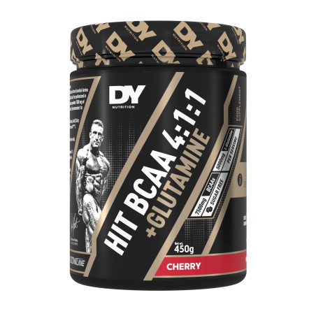 Dorian Yates Nutrition High Intensity Training BCAA 4:1:1 + Glutamine 450 грама, 30 Дози Череша