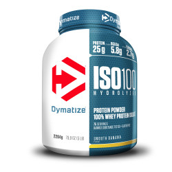 Dymatize ISO 100 Hydrolyzed 2264 грама, 71 Дози Банан