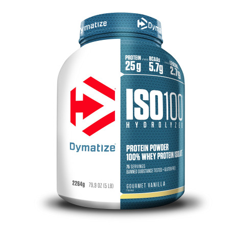 Dymatize ISO 100 Hydrolyzed 2264 грама, 71 Дози Ванилия