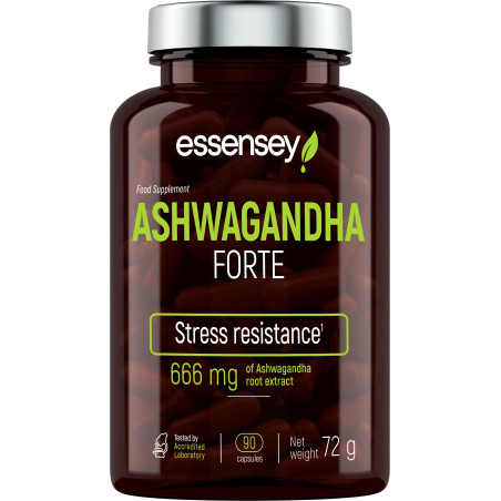 ESSENSEY Ashwagandha Forte 666 mg 90 капсули, 90 Дози