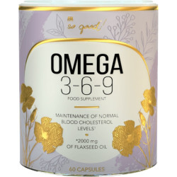 FA Nutrition Omega 3-6-9 Flax Oil 1000 mg | So Good! Series 60 Гел капсули, 60 Дози