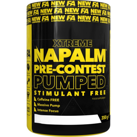 FA Nutrition Xtreme Napalm Pre-Contest / Pumped - Stimulant Free 350 грама, 20 Дози Диня