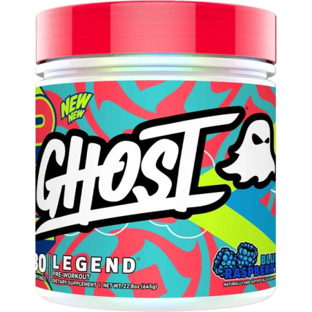 Ghost Legend V4 | Pre-Workout Formula 660 грама, 30 Дози Синя малина