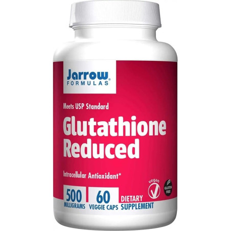 Jarrow Formulas Reduced Glutathione 500 mg 60 капсули, 60 Дози