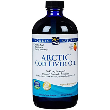 Nordic Naturals Arctic Cod Liver Oil 1060 mg 237 мл, 48 Дози Портокал