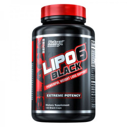 Nutrex - Lipo-6 BLACK - 120 liquid capsules