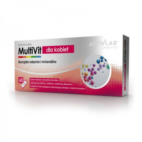 ACTIVLAB - Pharma MultiVit for Women - 60 Capsules