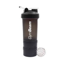 GYM BEAM - Shaker Blend Bottle Black White - 600 ml