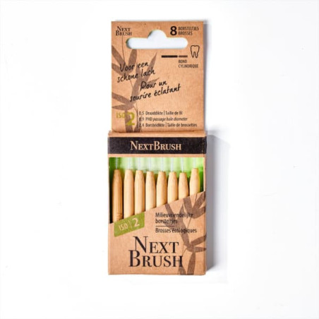 NEXT BRUSH - ИНТЕРДЕНТАЛНИ ЧЕТКИ ЗА ЗЪБИ (8 бр) - РАЗМЕР 2