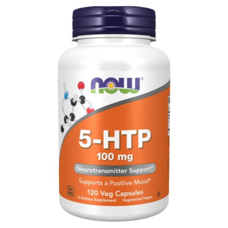 NOW - 5-HTP 100 МГ - 120 Капсули