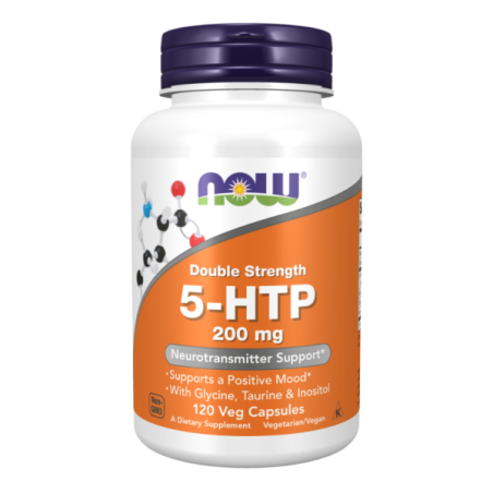 NOW - 5-HTP 200 МГ - 120 Капсули
