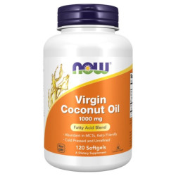 NOW - Virgin Coconut Oil 1000 mg - 120 дражета