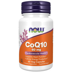 NOW - CoQ10 60 МГ - 60 Капсули