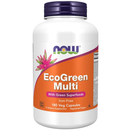 NOW - EcoGreen Multi - 180 капсули