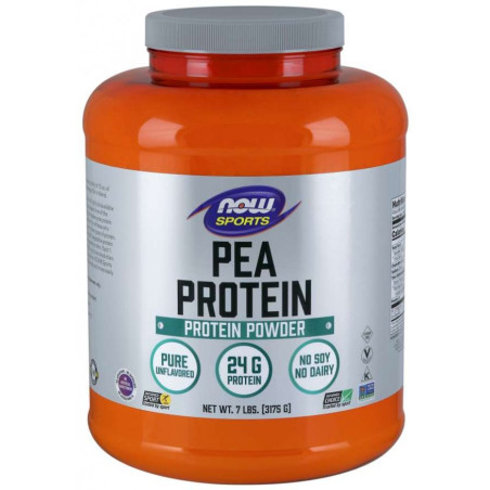 NOW - Pea Protein Неовкусен - 3178 г