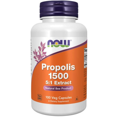 NOW - Propolis 1500 - 300 MG - 100 Капсули